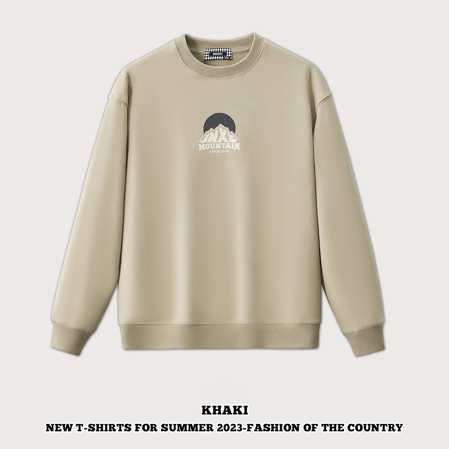 Crew Street Tide Print Sweatshirt