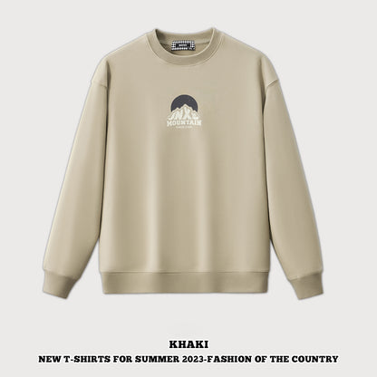 Crew Street Tide Print Sweatshirt