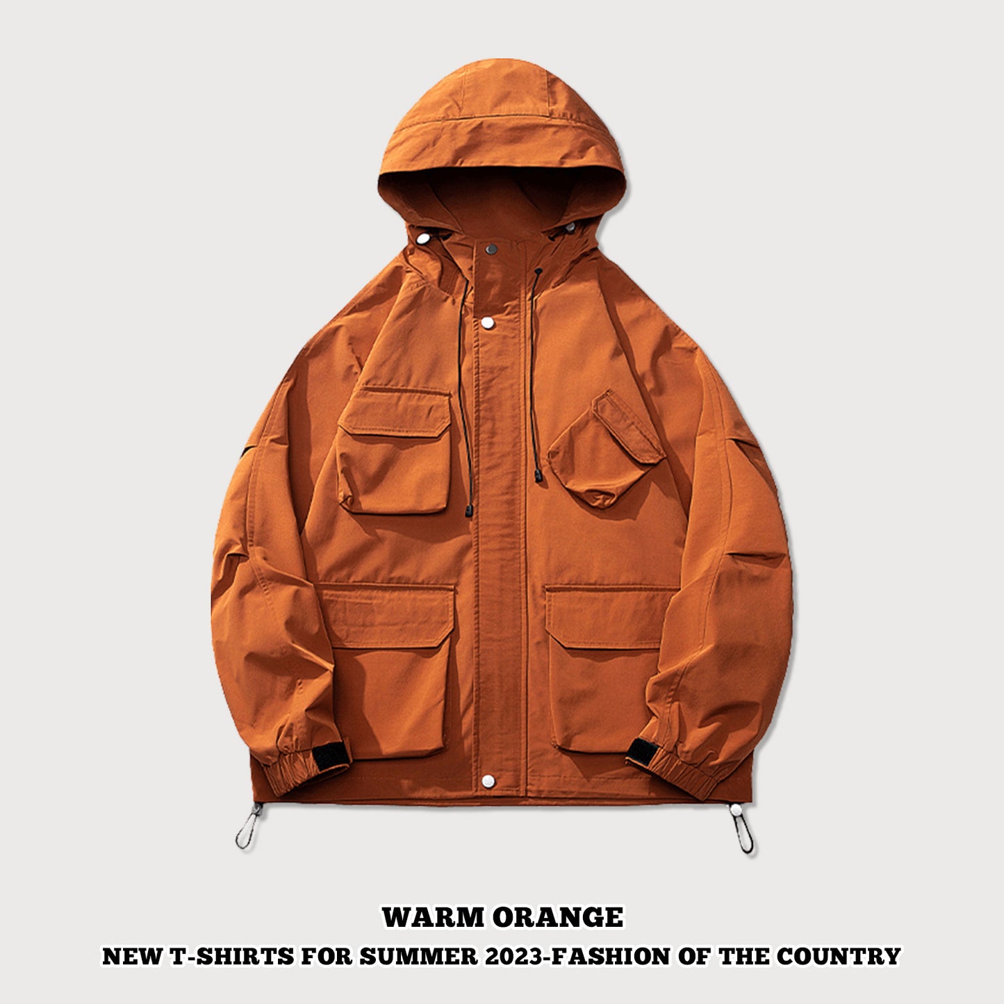 Multi-Pocket Outdoor Windbreaker