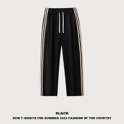Three-Stripes Straight Leg Pants