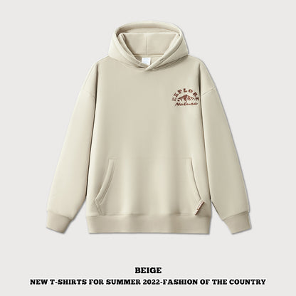 Embroidered Fleece Hoodie