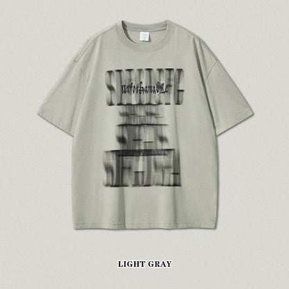 Wash Print Short Sleeve Tee