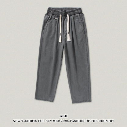 Wash Straight Leg Pants