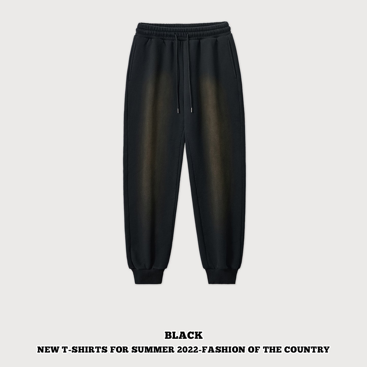 Wash Tapered Cuff Fleece Sweatpants