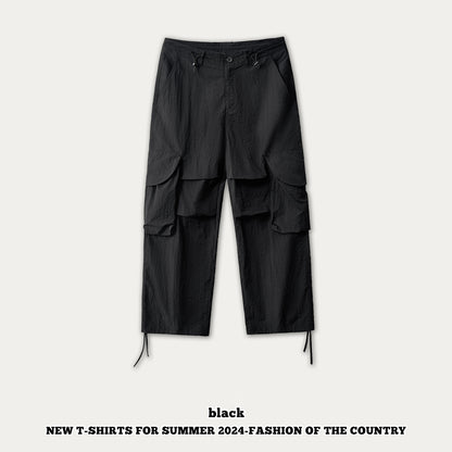 Waterproof Pleated Knee Cargo Pants