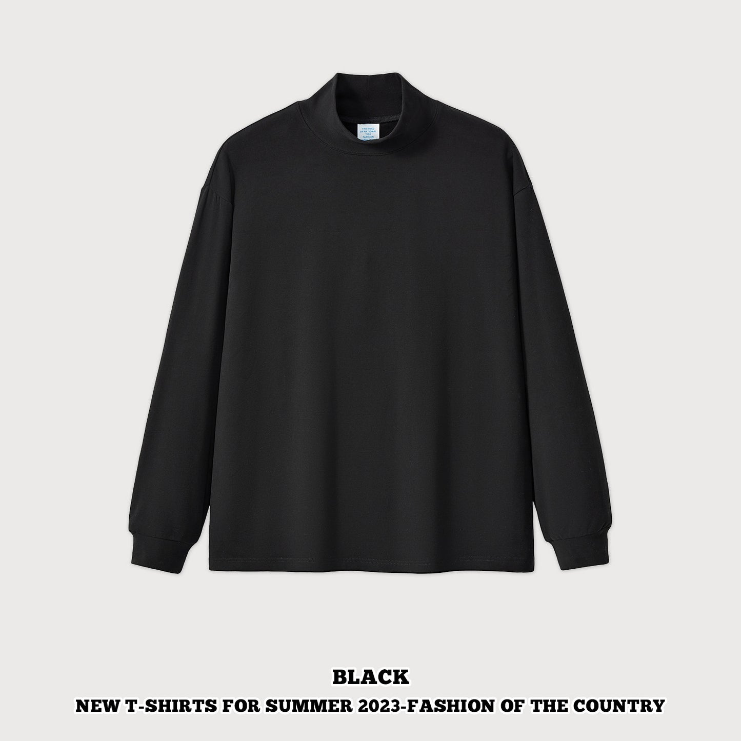 Half-high Collar Long Sleeve Undershirt