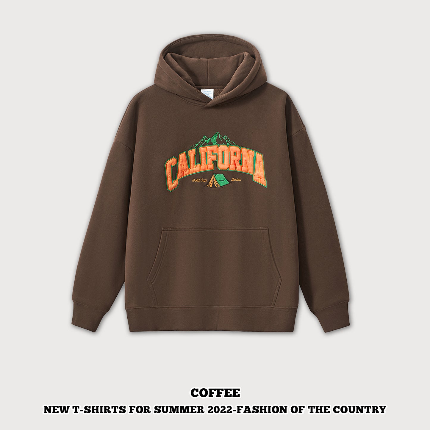 Print Fleece Hoodie