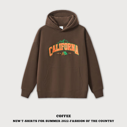 Print Fleece Hoodie