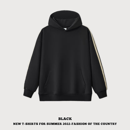 Three-Stripes Oversized Hoodie& Sweatpants Set
