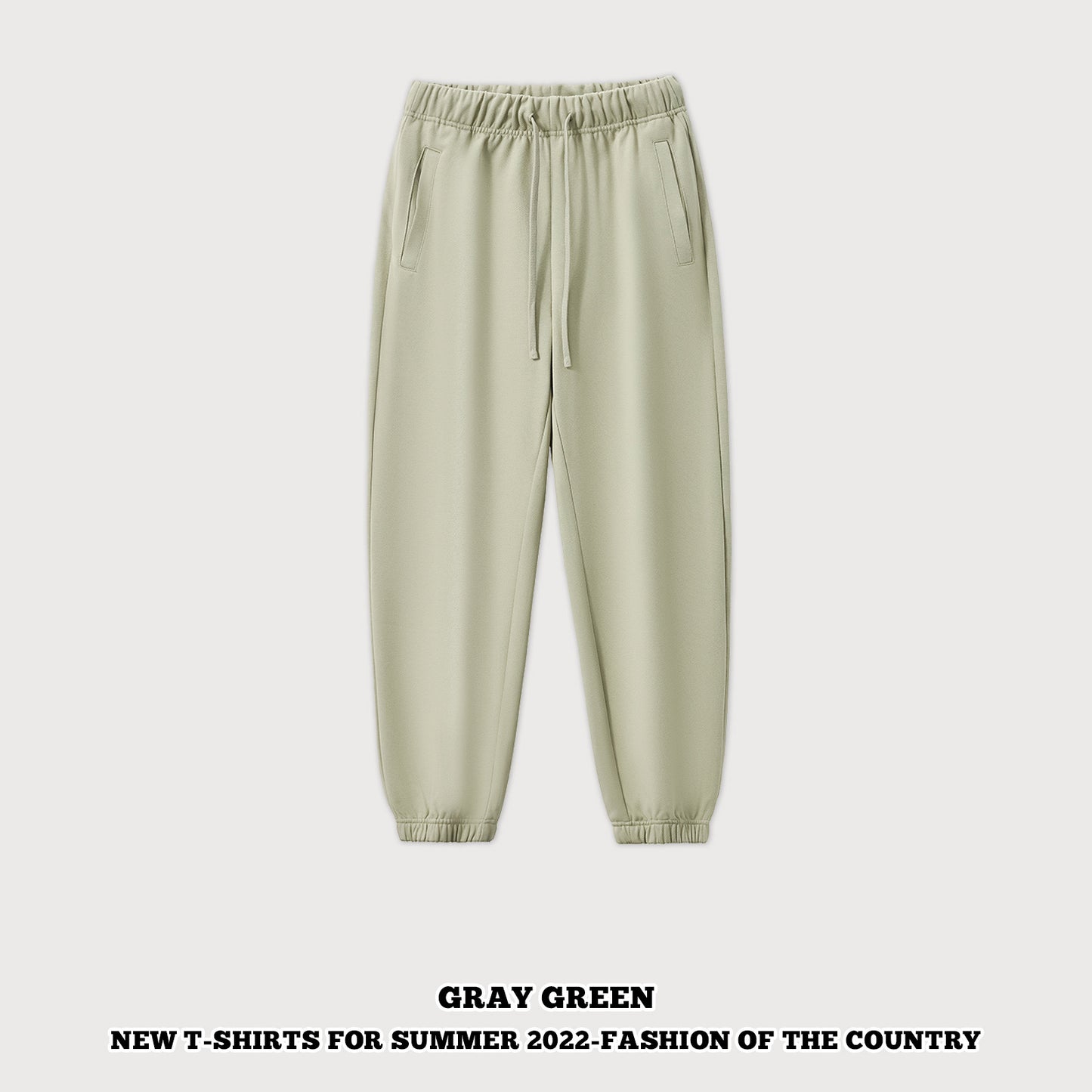 French Terry Tapered Cuff Sweatpants
