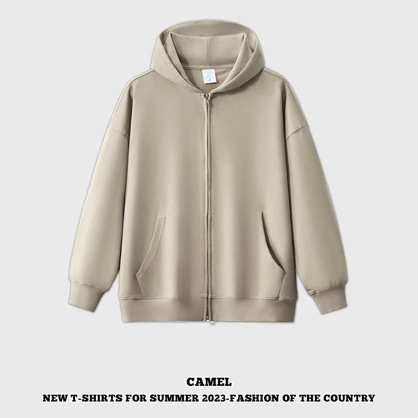 Oversized Full-Zip Hoodie