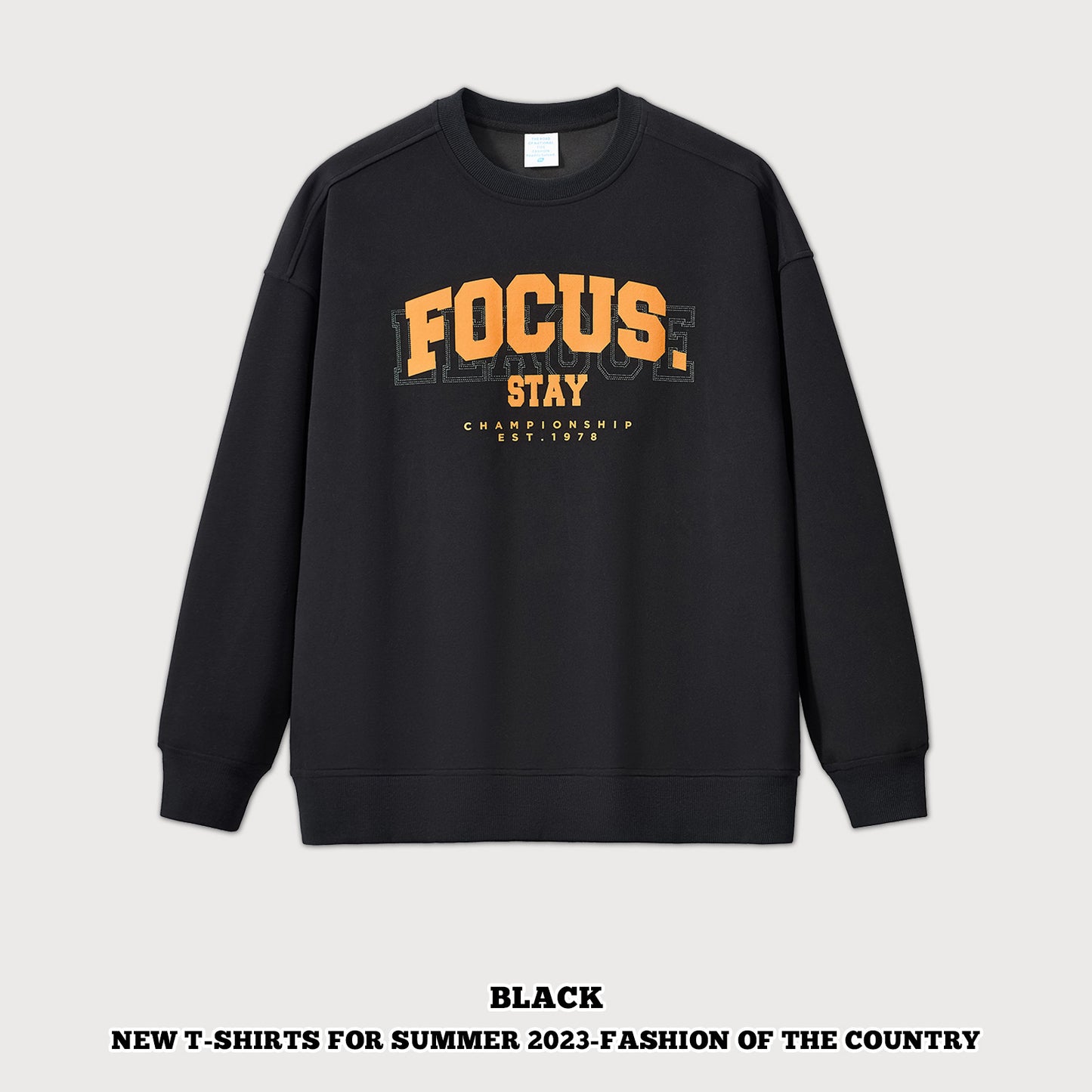 Crew Suede Foam Print Sweatshirt