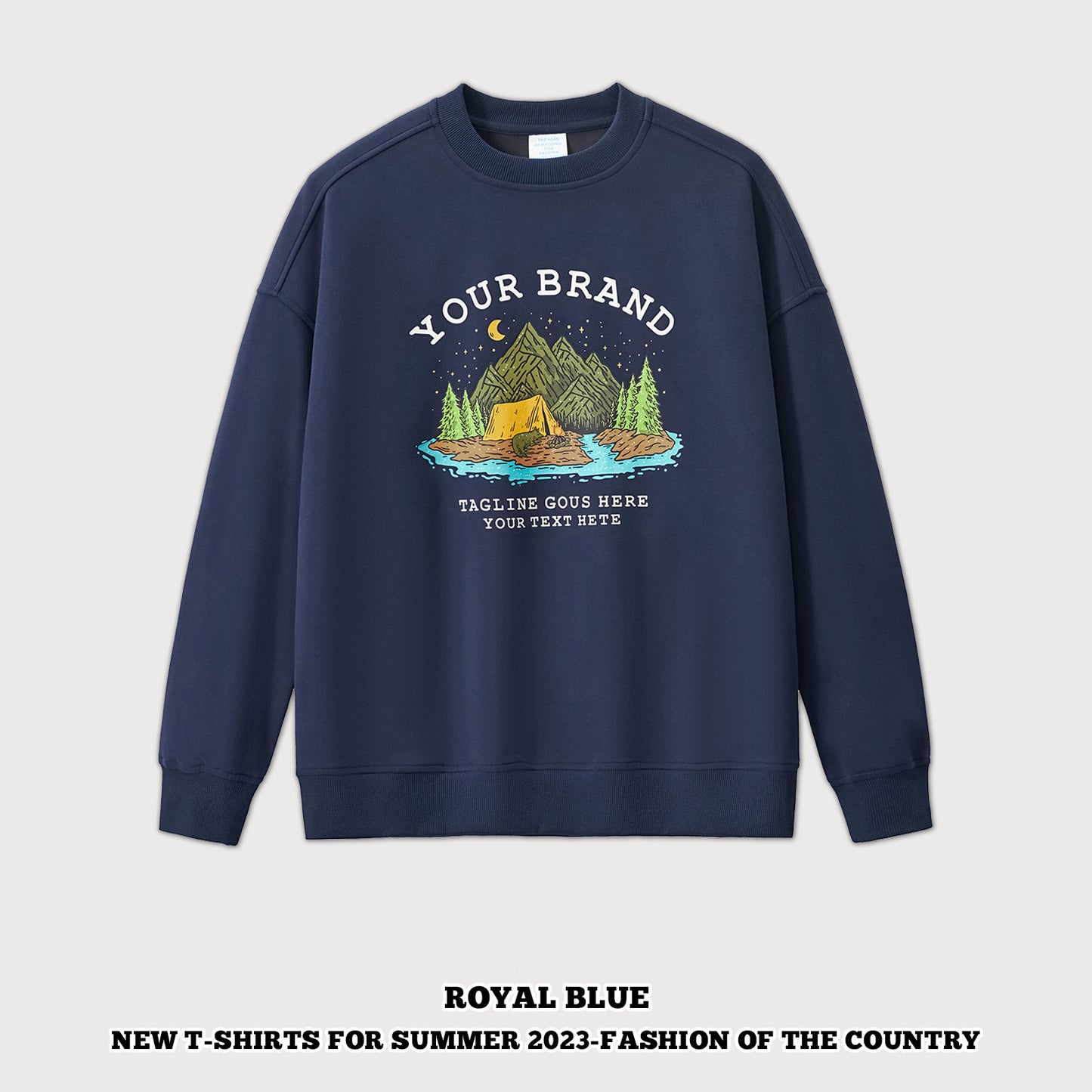 Crew Print Couple Sweatshirt