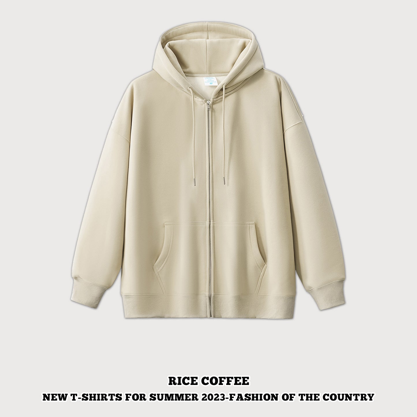 Full-Zip Polar Fleece Hoodie