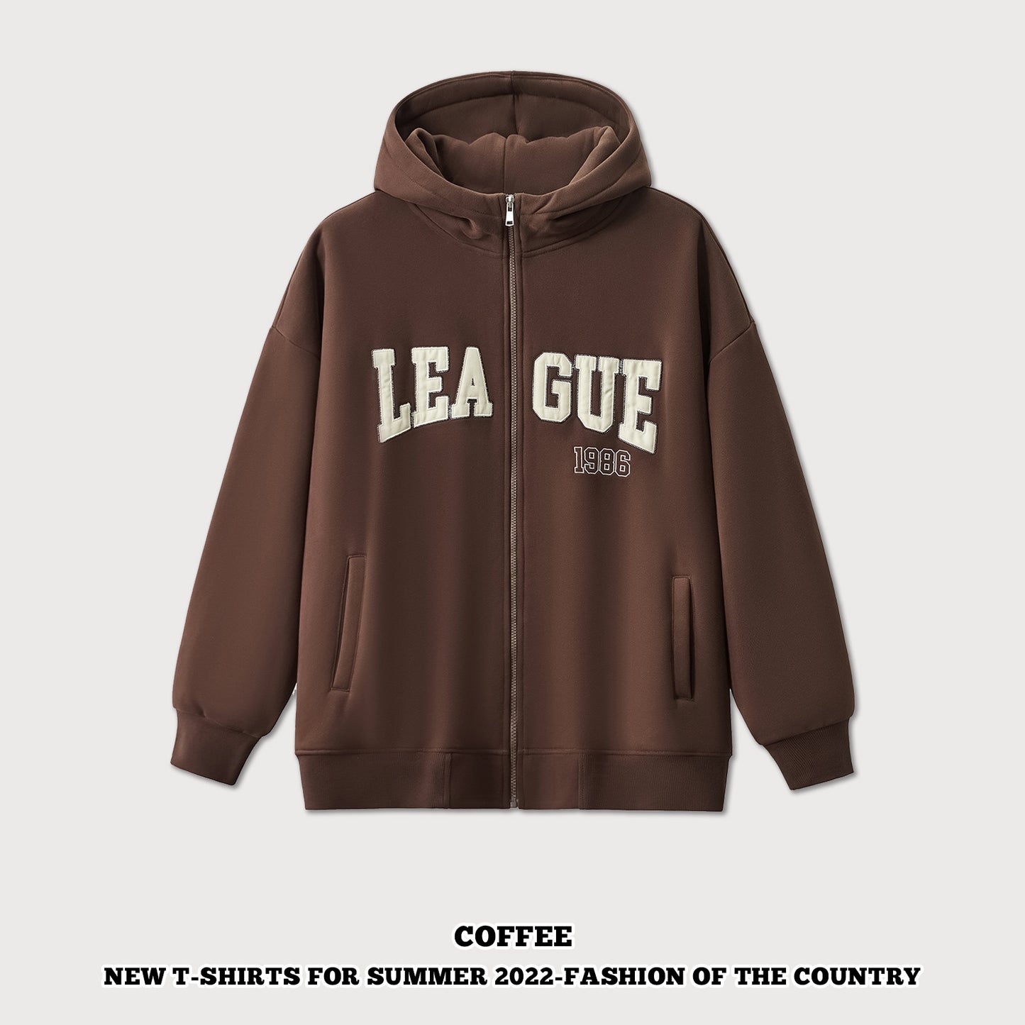 Full-Zip Fleece Hoodie
