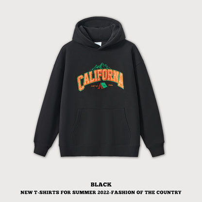 Print Fleece Hoodie