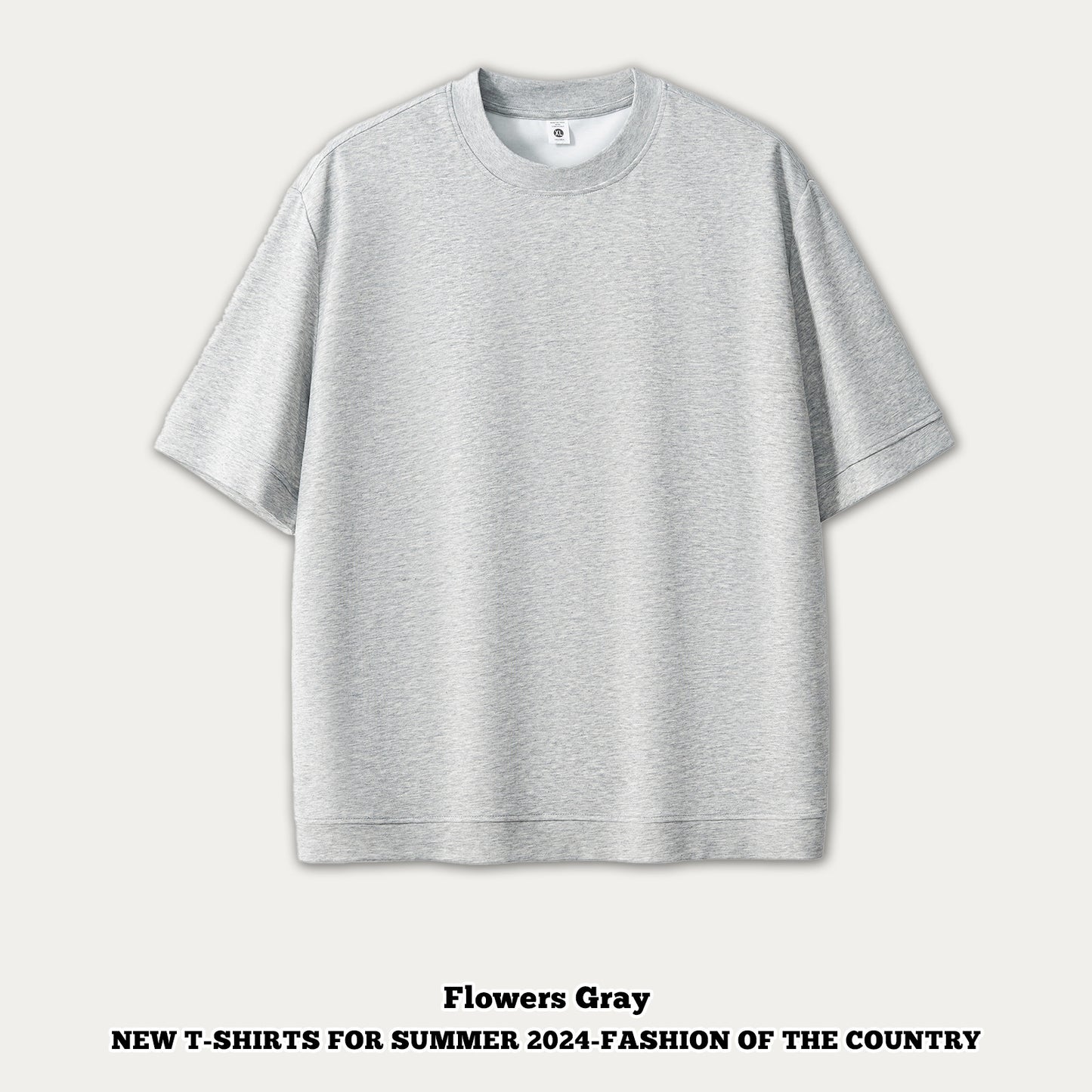 Ice Silk Short Sleeve Oversized Tee