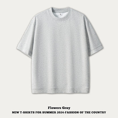 Ice Silk Short Sleeve Oversized Tee