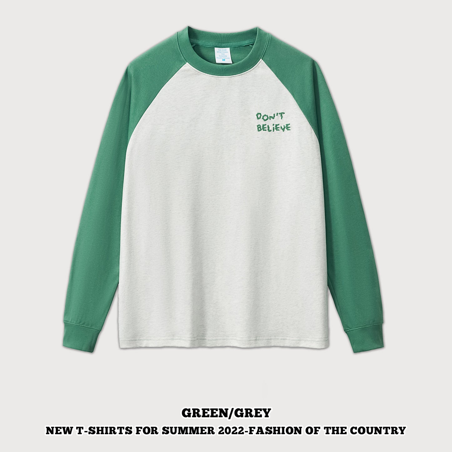 Raglan Long Sleeve Couple Sweatshirt