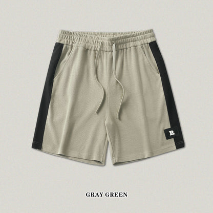 Colorblock Waffle Knit Shorts