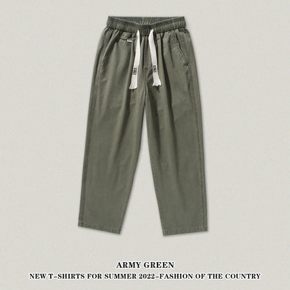 Wash Straight Leg Pants