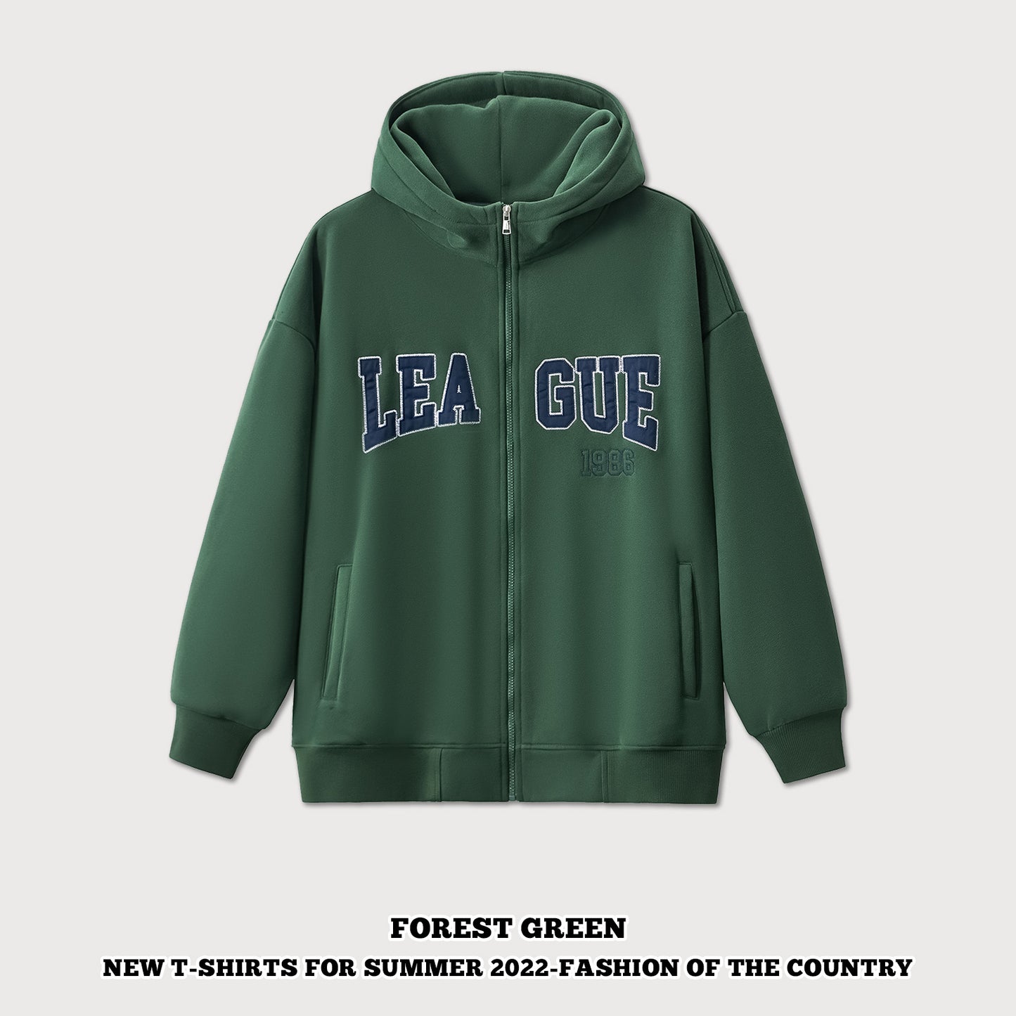 Full-Zip Fleece Hoodie