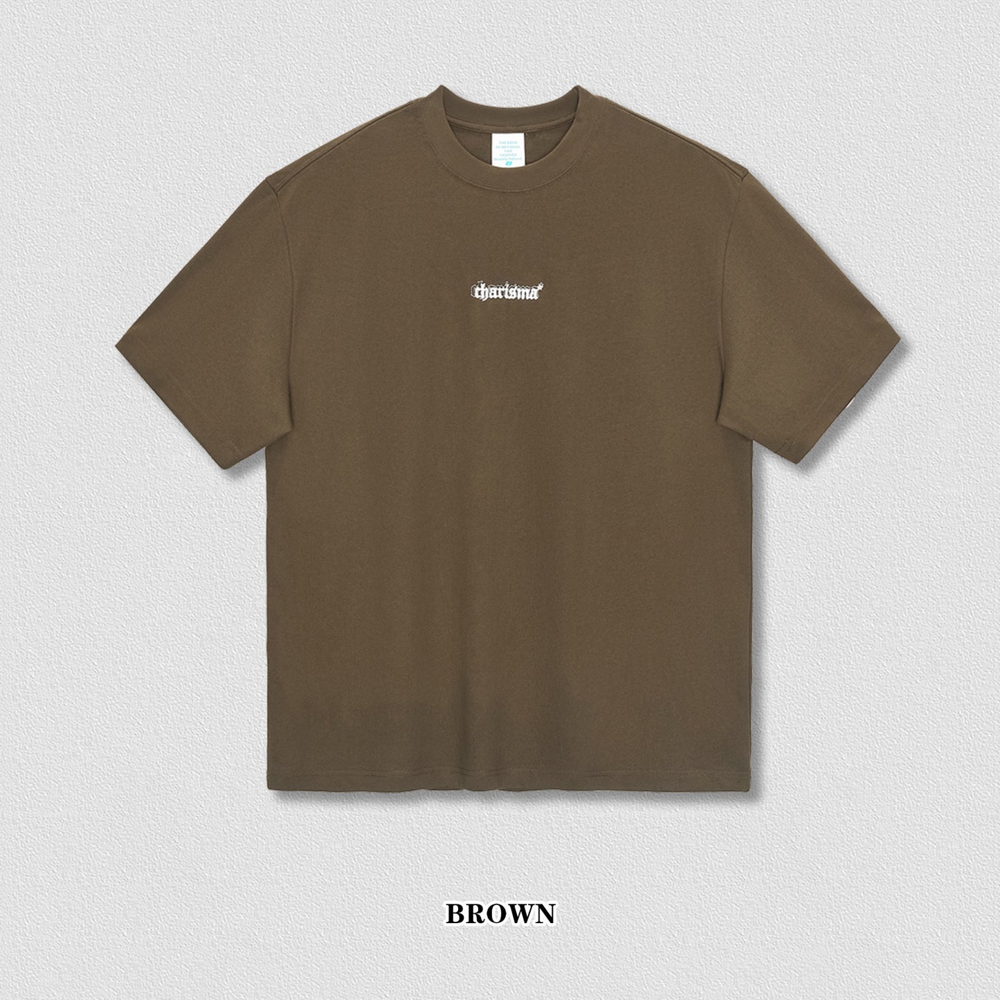 Embroidered Letter Short Sleeve Tee