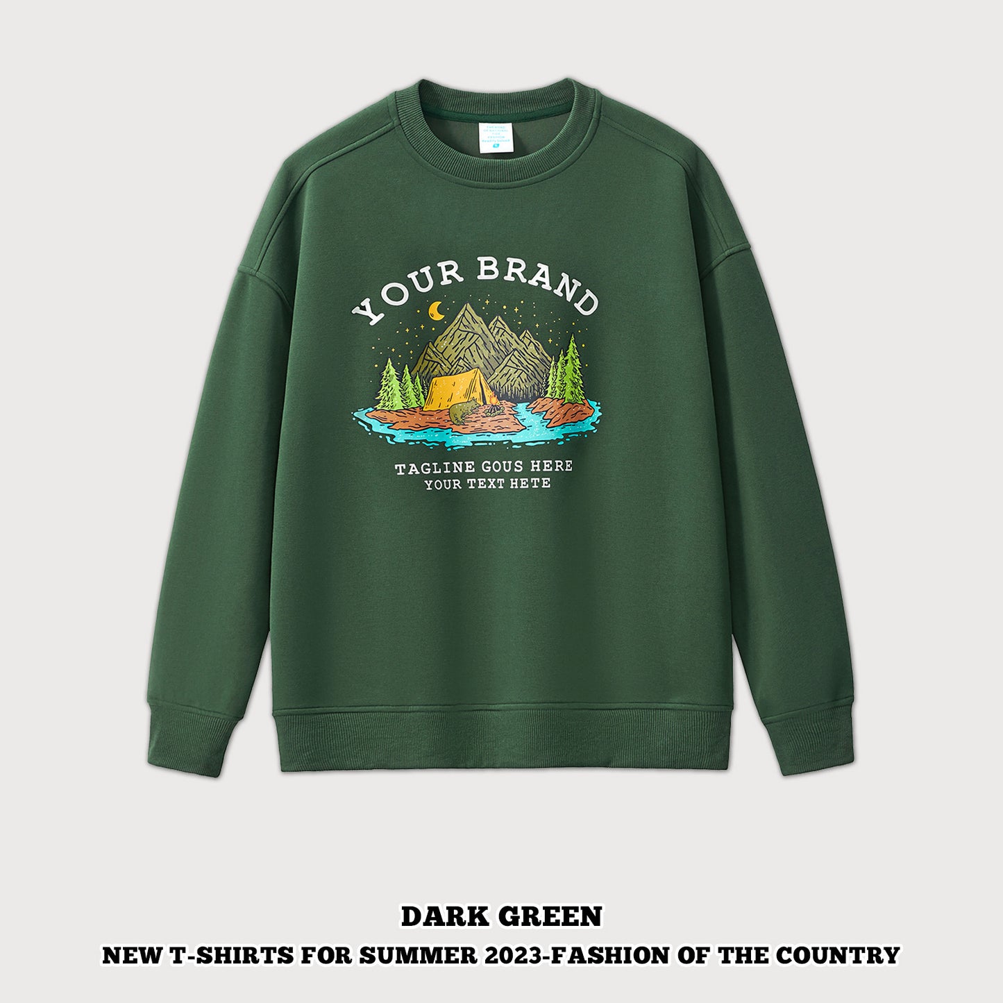 Crew Print Couple Sweatshirt