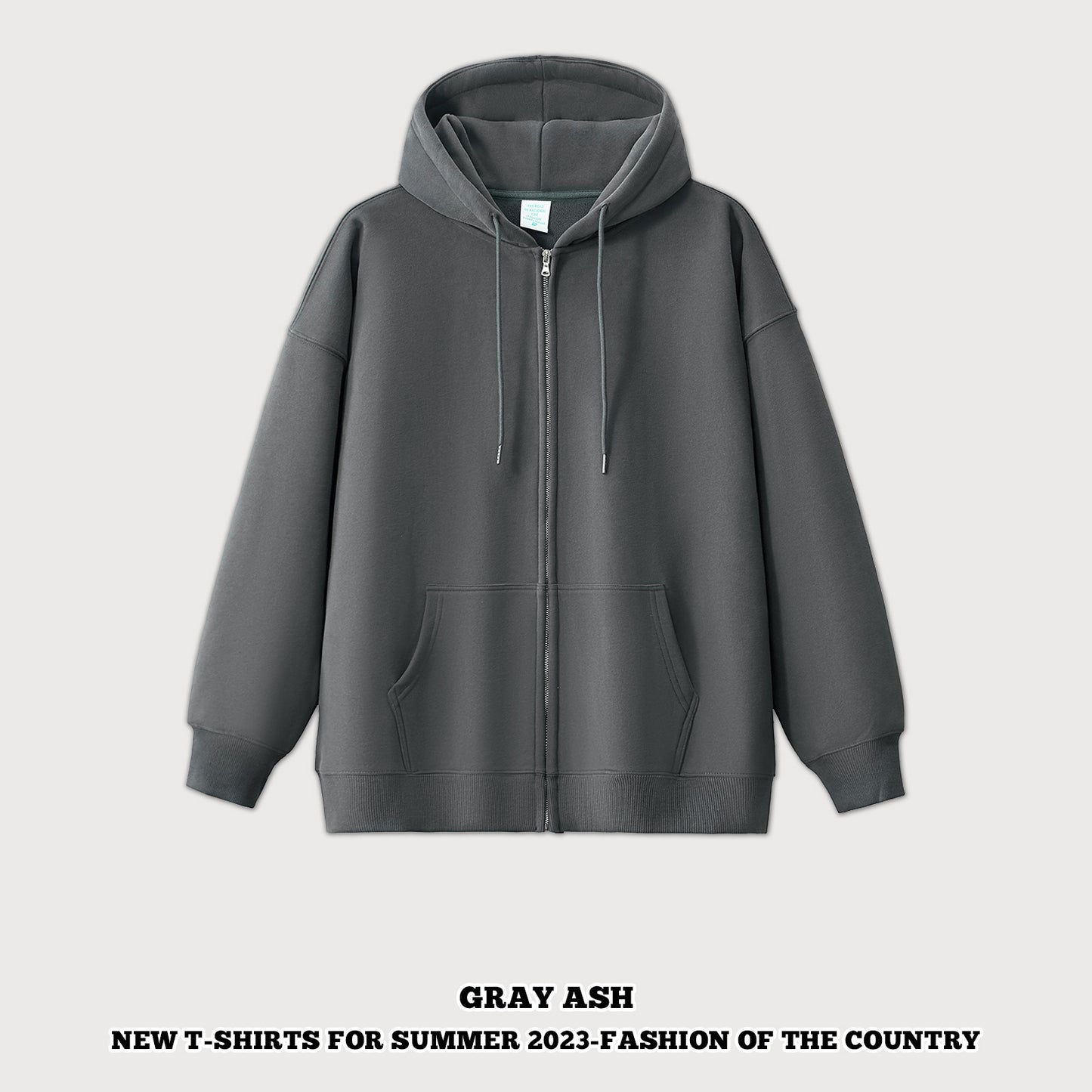 Full-Zip Polar Fleece Hoodie