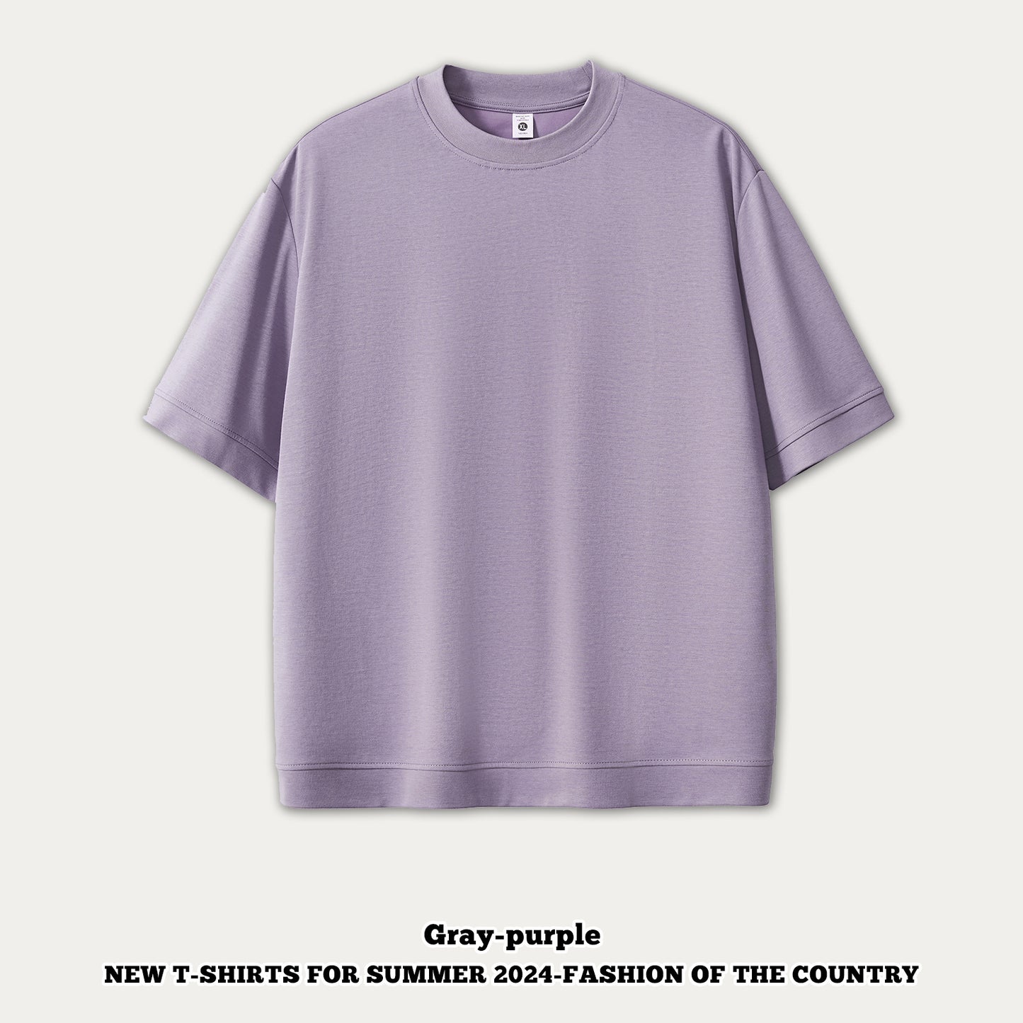 Ice Silk Short Sleeve Oversized Tee