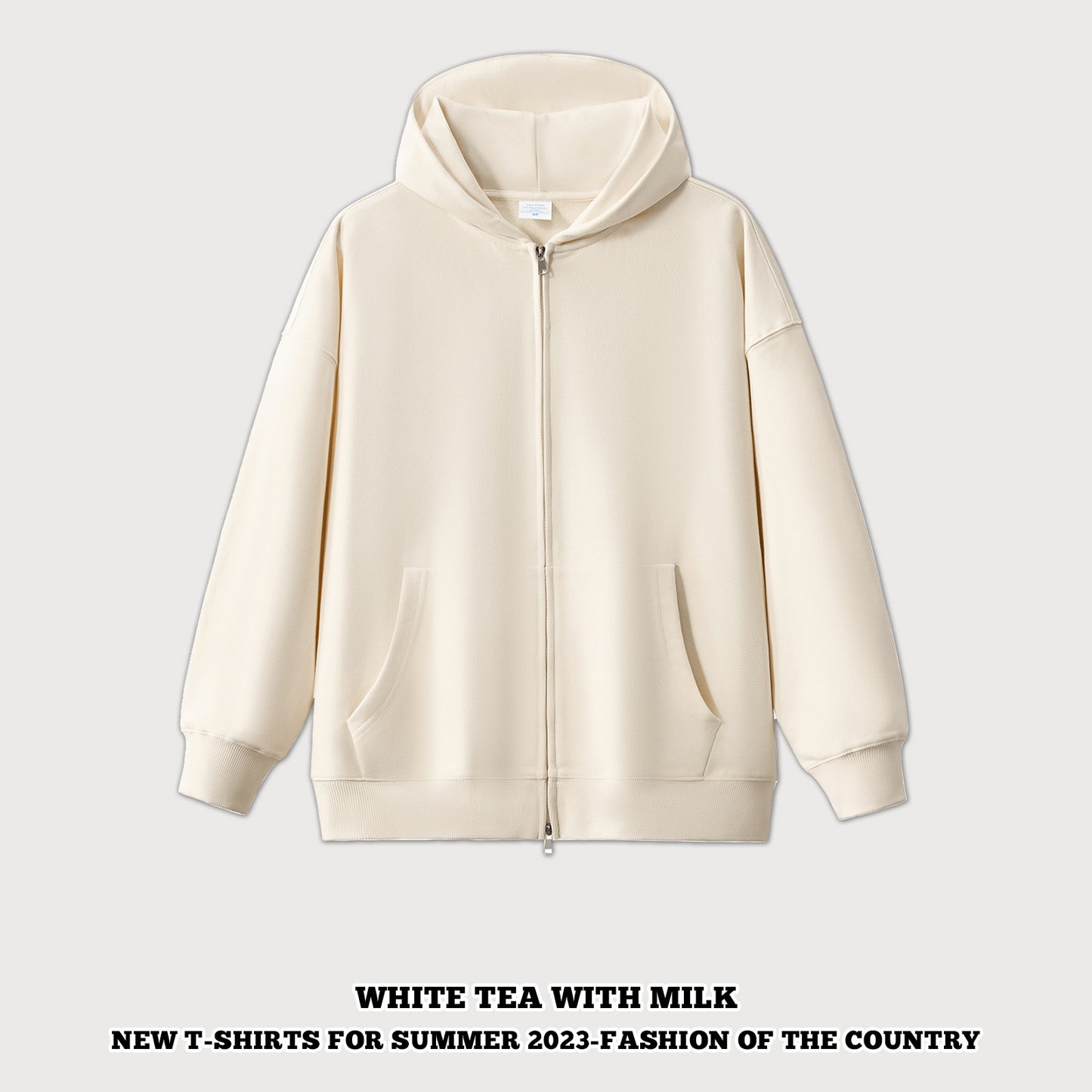 Oversized Full-Zip Hoodie