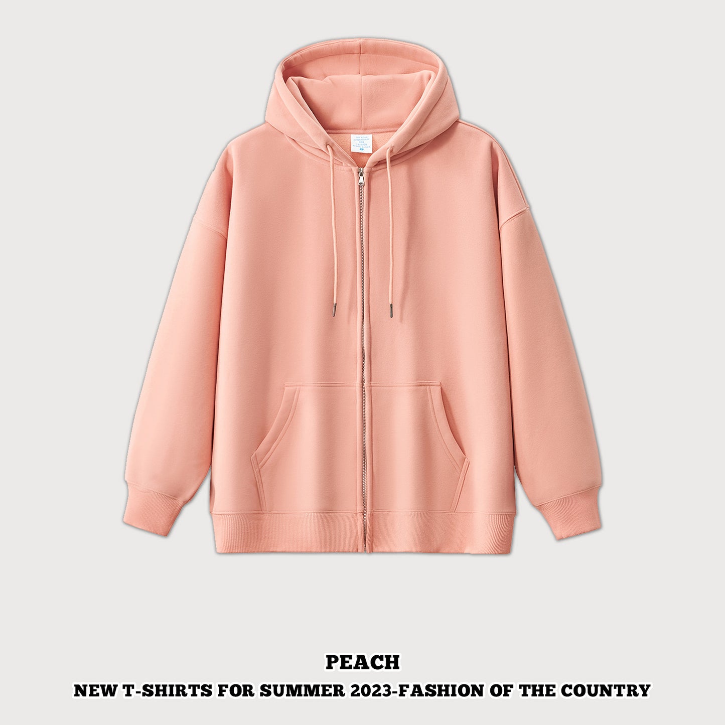 Full-Zip Polar Fleece Hoodie