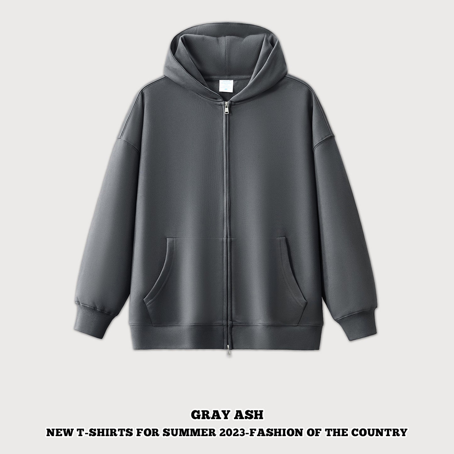 Oversized Full-Zip Hoodie
