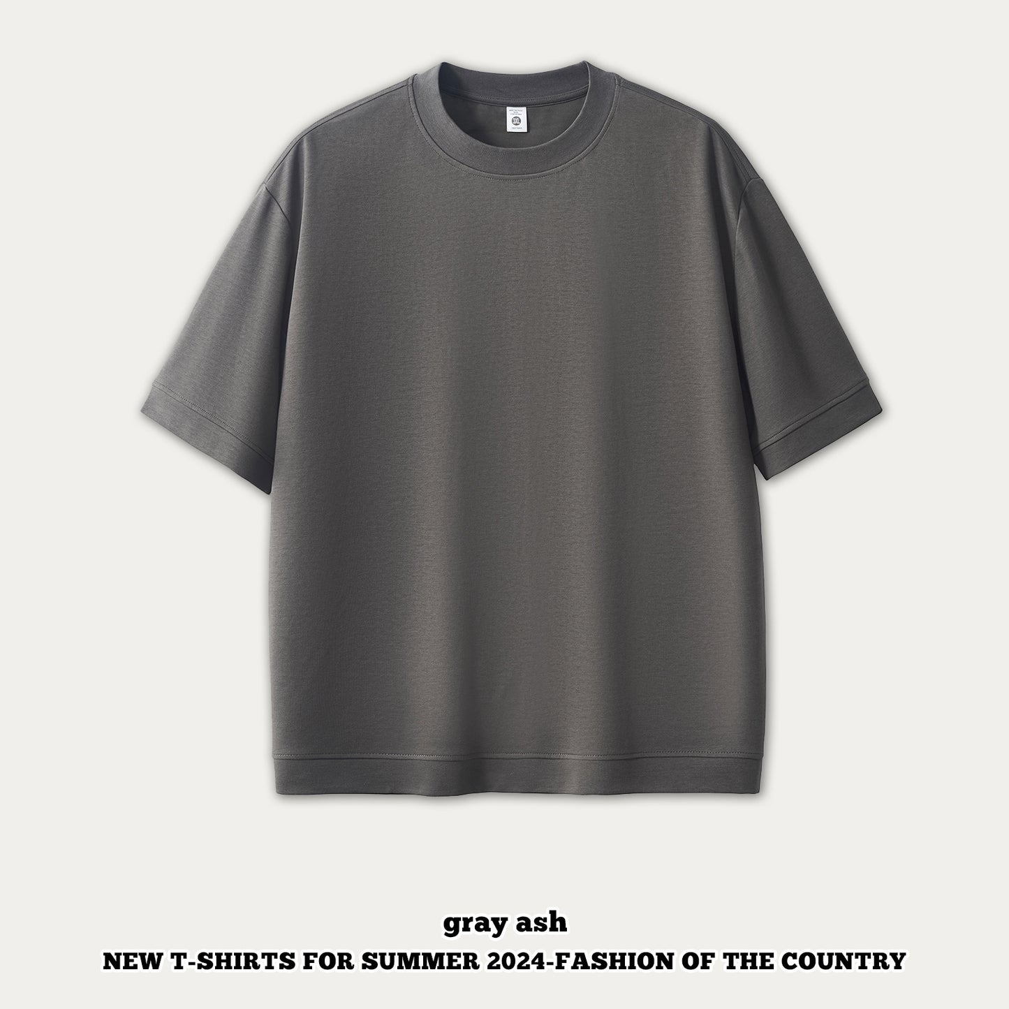 Ice Silk Short Sleeve Oversized Tee