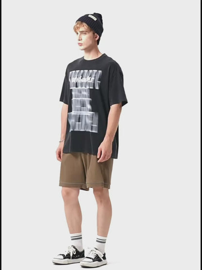 Wash Print Short Sleeve Tee