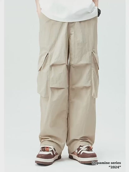 Waterproof Pleated Knee Cargo Pants