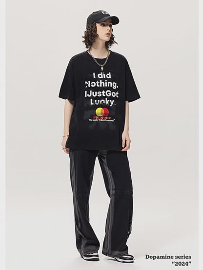 Wash Printed Short Sleeve Tee