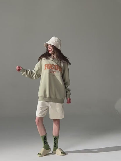Crew Suede Foam Print Sweatshirt