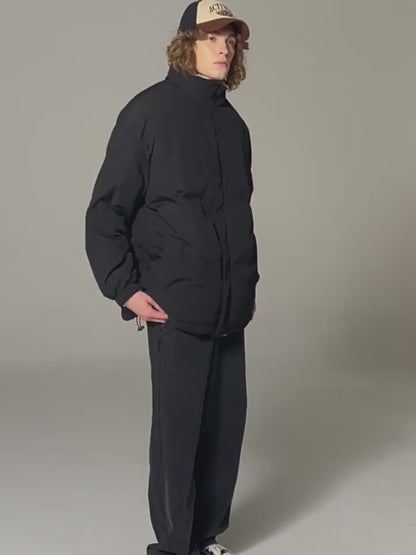 Reversible Full-Zip Fleece Coat